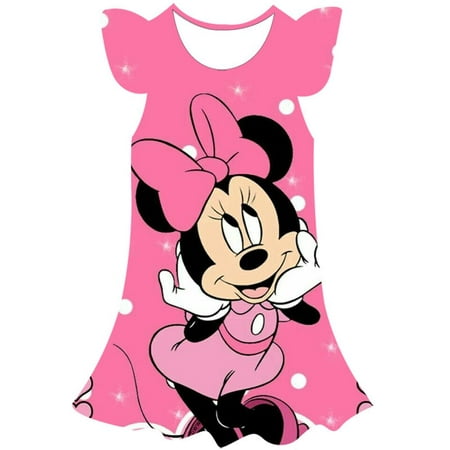 Disney Mickey Minnie Mouse robe de princesse mignon dessin animé