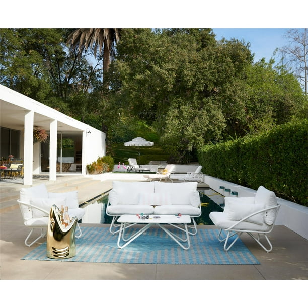 Novogratz Poolside Gossip Collection, Teddi Outdoor Conversation Set, 2