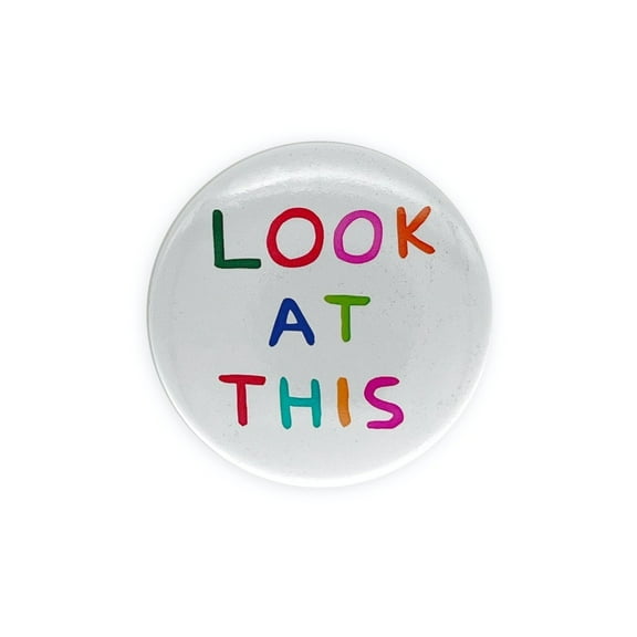 Mirror - Funny Gift - Look At This Pocket Mirror (in Velvet Gift Bag)