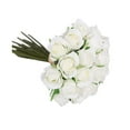 thumbnail image 1 of Ramo de rosas artificiales Cateissary Decoraciones de boda Cocina Jardín color blanco, 1 of 6