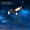 thumbnail image 3 of Niños Telescopio Astronómico Juguete Enseñanza High Luminiscencia Outdoor Garden Eye Eyeighting Stargazing Space Telescopes Juguetes Blanco sidaley FN000800-01B, 3 of 7