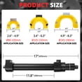 thumbnail image 4 of DNA Motoring Interchangeable Macpherson Fork Strut Coil Spring Compressor Extractor Tool Set, 4 of 7