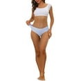 thumbnail image 2 of Allegra K Panties for Women Unlined Comfortable Underwear No Show Elastic Waist Brief, 2 of 4