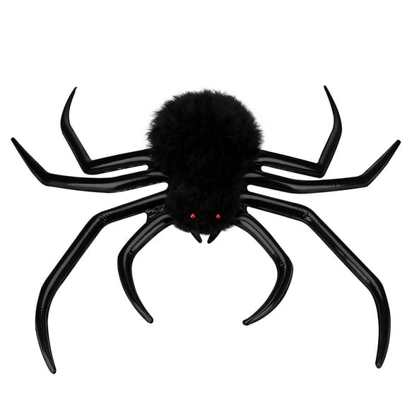 LSLJS Halloween Decorations Halloween Inflatable Spider,Halloween Hairy Black Spider, Giant Spider,Blowup Spider Decoration,Props For Halloween
