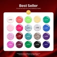 thumbnail image 4 of Set de esmaltes de uñas Beetles Glitter Gel, 23 unidades, con capa superior y base, 4 of 6