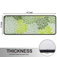 thumbnail image 5 of Kitchen Rugs Sets Of 2,Green Floral and Petal Pattern Anti Fatigue Kitchen Mat Rugs Non Slip Washable,Decorative Kitchen Floor Mats for Kitchen,Sink,Laundry,17"x47"+17"x47", 5 of 5