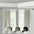 thumbnail image 2 of Domovina Eric 13/16" Corner Window Double Curtain Rod-Color:Satin Nickel,Size:120"-170", 2 of 2