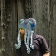 thumbnail image 2 of Nuevo Sombrero de Halloween 2023, sombrero de pulpo, tocado divertido tejido a mano, 2 of 2