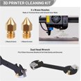 thumbnail image 3 of Kit de herramientas para impresora 3D, accesorios de impresión 3D, incluye herramientas de desbarbado, limas de aguja, cepillos, 3 of 8