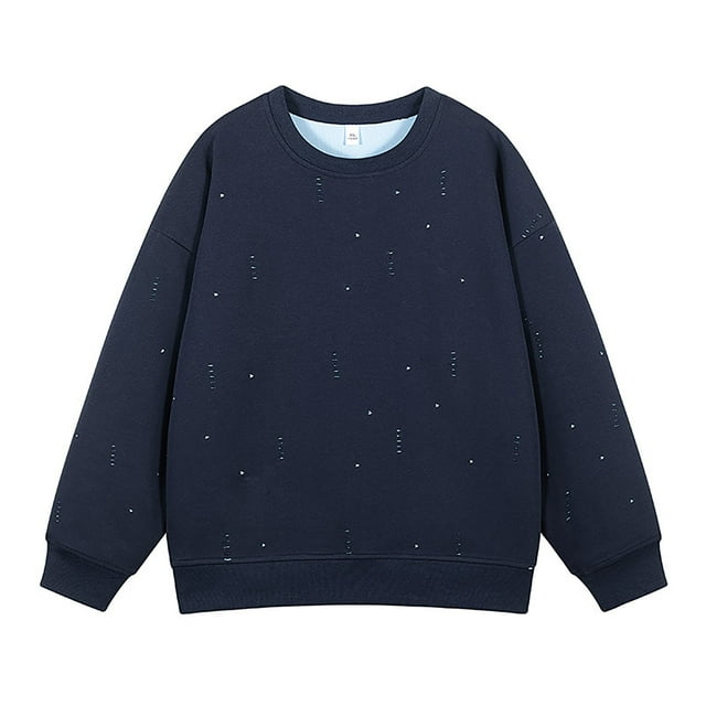 pstuiky camisa de manga larga para hombre, Blusa/camiseta informal y moderna de color liso con cuello redondo y lazo en los hombros para hombre top de hombre xxl