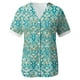 thumbnail image 4 of Cárdigan informal de manga corta con drapeado floral y parte delantera abierta para mujer, blusas fluidas con dobladillo con volantes ligeros de verano Pompotops hkajfhjk471490, 4 of 4