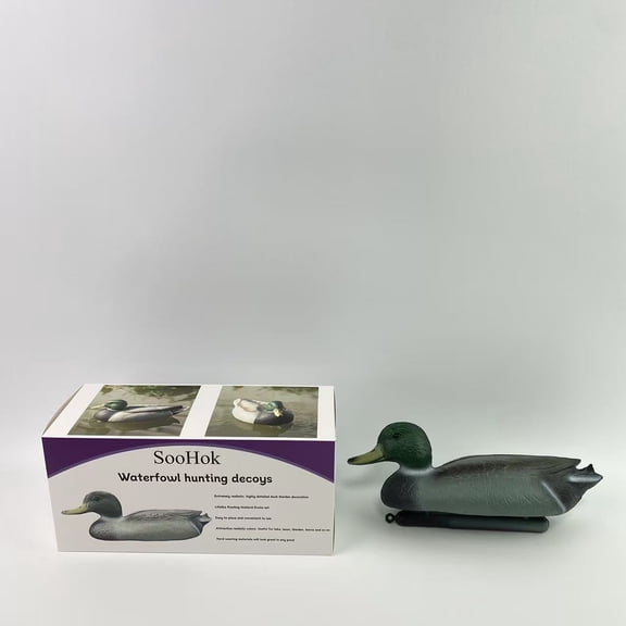 SooHok Waterfowl hunting decoys,Realistic Plastic Duck Hunting Decoy Garden Decor