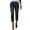 502_Black, variant on frariair Straight Leg Pants for Women Capri Jeans Stretchy Denim Black