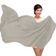 thumbnail image 4 of Sonducket Bufanda de mujer bloqueador solar chal de playa de seda elegante pañuelo para el cuello cubierta de ropa accesorio hermoso para exteriores gris Type3 NO3 Sonducket AP009498-10, 4 of 6