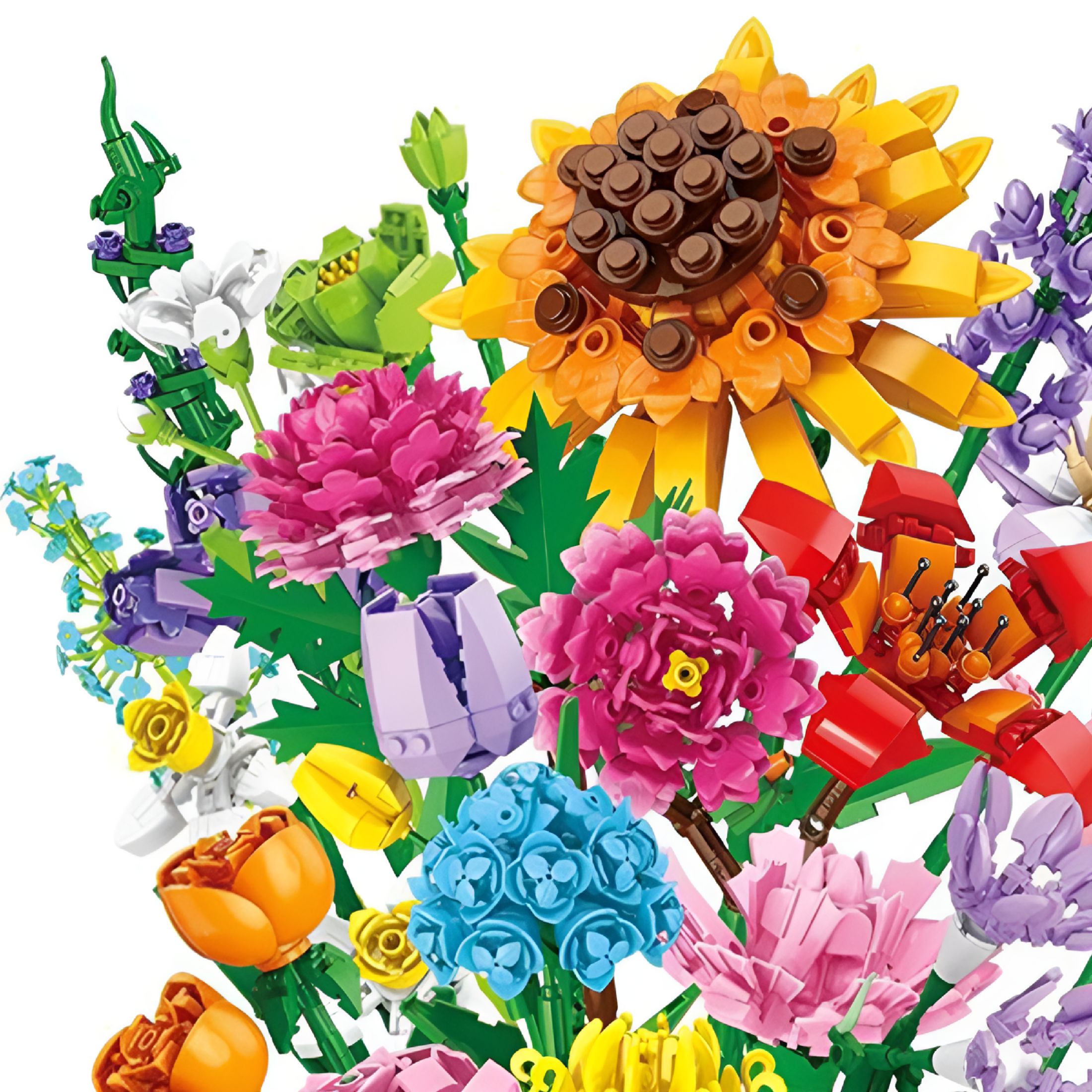 BESTSKY 2026 New Flower Bouquet Advent Calendar for Adults Teens Kids 24 Days Flower Bouquet Christmas Countdown Advent Calendar Diy Flower Advent Calendar Home Decor