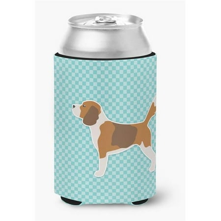 

Beagle Checkerboard Blue Can or Bottle Hugger