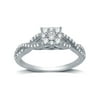 10KT GOLD 1/2 CTTW BRIDAL RG