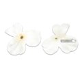 thumbnail image 3 of Unique Bargains 2 Pcs Hair Clip Elegant Flower Hair Clips for Women White, 3 of 5