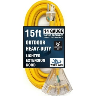 Watts Wire Indoor/Outdoor Extension Cords in Extension Cords
