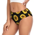 thumbnail image 2 of Fotbe Sunflower (2) Calzones Estampados para Mujer – Ropa Interior de Algodón, Cómoda, Suave y Elástica-Large, 2 of 6