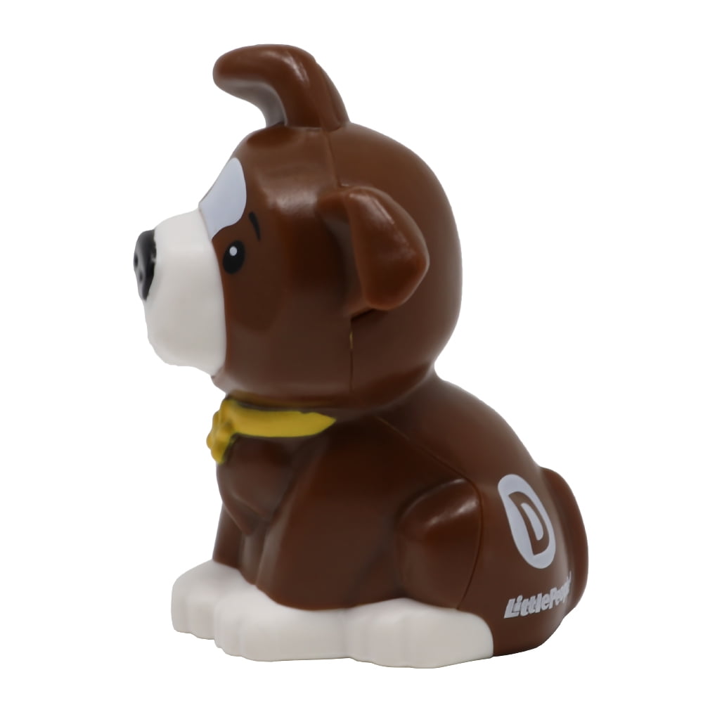 Replacement Part for Collectible Fisher-Price Little People Alphabet Fun Zoo Safari Farm Playset JGR92 - Replacement Letter D Brown Puppy Dog Figure