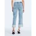 thumbnail image 2 of Scoop Women's and Women's Plus Benton Cuffed Ankle Jeans, 25", 27", and 29" Inseams, Sizes 0-26W, 2 of 5