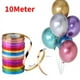thumbnail image 2 of 10 metros/rollos de cinta de 5 mm para globos, accesorios para fiestas, cumpleaños, bodas, cadenas de globos láser, cintas de raso, manualidades, suministros para fiestas, 2 of 5