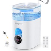 GloryAir 6L Cool & Warm Mist Humidifier, Top Fill Large Room Humidifier with Smart Humidity Control, Remote Control, 7-Color Light