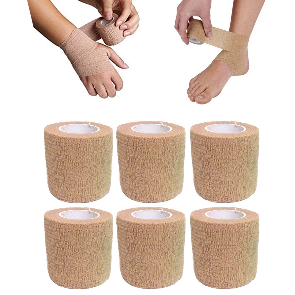 Steroplast Premium 10cm Cohesive Self-Stick Bandage Wrap Full Box 12 Rolls 