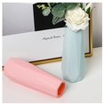 thumbnail image 6 of Home Decoration Fashion Diamond Design Imitation Ceramic Nordic Style Flower Arrangement Flower Pot Plastic Flower Vase PINK, 6 of 8