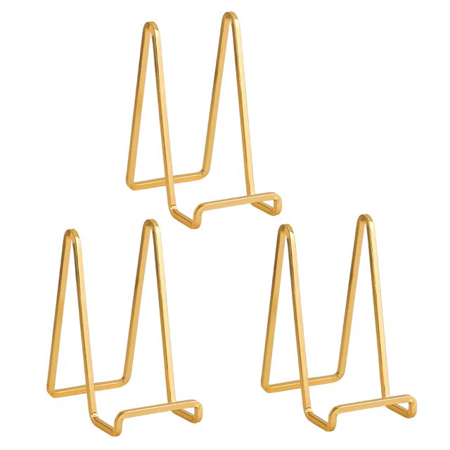 Soporte para platos, caballete y expositor DIDUDIDU, 15 cm, paquete de 3