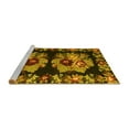 thumbnail image 2 of Ahgly Company Machine Washable Indoor Rectangle Persian Yellow Traditional Area Rugs, 2' x 4', 2 of 4