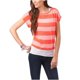 thumbnail image 1 of Blusa de punto a rayas Aeropostale para mujer, rosa, pequeña Aeropostale Tejer, 1 of 2