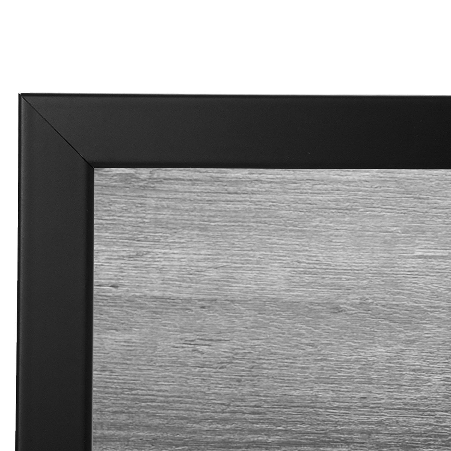 Americanflat 12x18 Poster Frame with Plexiglass plexi front designed vertically horizontally mounting ideal - Black