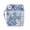 Blue Patchwork Floral, variant on HELLHERO Zipper Pocket Quilted Bible Cover for Girls, Lightweight Handle Bible Cover Case Polyester Quilted Bible Covers Colorful Butterfly Design