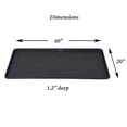 thumbnail image 4 of Great Working Tools Boot Trays for Entryway, Set of 2 Heavy Duty Shoe Trays All Season Muddy Mats Wet Shoe Tray Snow Boot Tray - Black, 40" x 20" x 1.2", 4 of 8