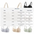 thumbnail image 4 of Sentmoon Women Bra Plus Size Sports Bra Wireless Lace Panel Bra Breathable Soft Stretch Seamless Comfort Lift Support Adjustable Straps Solid Color Lightweight Everyday Bra for Daily Wear and Lounge, 4 of 6