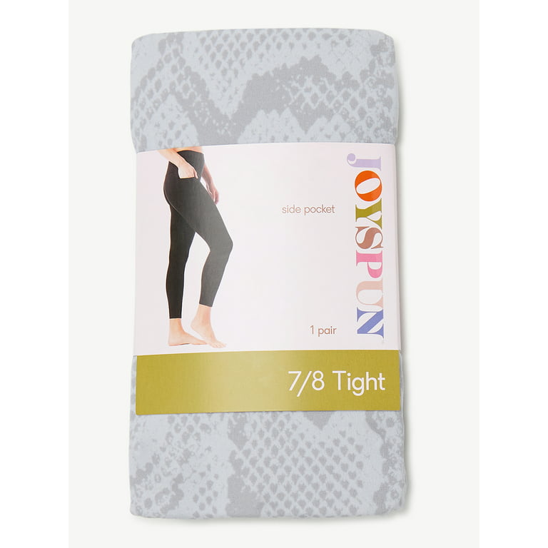 Joyspun Women's 7/8 Snake Print Tight-Legging, Sizes S to 2XL