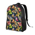 thumbnail image 2 of Cauagu Butterfly Wild Insect Print Backpacks,Travel Daypack Casual Laptop Backpack Bookbag Fits 15 Inch Computer for Men Women, 2 of 8