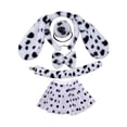 thumbnail image 1 of Conjunto de orejas de perro cachorro y cola larga, accesorios de disfraz, diadema, pinza para el pelo con orejas Oreja Negra con Falda, 1 of 8