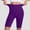 Purple, variant on Womens Biker Shorts High Waist Compression Textured Peach Hip Fitness Athletic Shorts for Women Blackish Green
