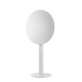 thumbnail image 2 of Pemberly Row Table de Bar Ronde Moderne en Aluminium 43x30 Pouces Finition Blanche, 2 of 3