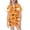 H318 Orange, variant on SJLDQY Halloween Pajamas for Girls Button Down Short Sleeve Shirts Shorts 2 Piece Pjs Sets Hallowmas Printed Sleepwear Comfy Loungewear Sets