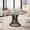 Grey, variant on 47 Inch Round Dining Table For 4-6 People Industrial Kitchen Table With Thickened Tabletop Sturdy Metal Base Modern Dining Room Table For Home Office Meeting (Grey)