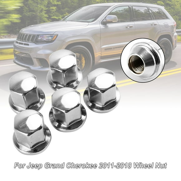 5PCS Lug Nuts Fit for Ram 1500 Fit for Jeep Grand Cherokee Wrangler 2012-2018 14x1.5