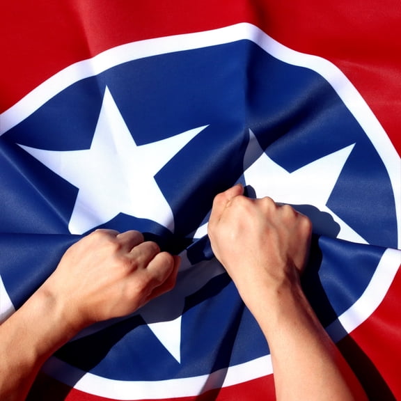 Anley Rip-Proof Double Sided 3-Ply Tennessee State Flag 3x5 Ft - Tennessee TN Flags 300D Polyester