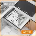 thumbnail image 5 of Clear Expandable Silverware Organizers for Kitchen Drawers,Large BPA Free Cutlery Organizer in Drawer,Plastic Utensil Drawer Organizer Suitable as Flatware,Knife,Fork,Spoon,Silverware Holder and Tray, 5 of 9
