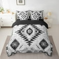 thumbnail image 2 of Castle Fairy Tribal Aztec 7-Piece Bedding Comforter Set for Teens,Bohemian Theme King Bedding Sets,Exotic Style Ultra Soft Bed Sheets,Microfiber Bedroom Decor, 2 of 8