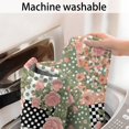 thumbnail image 5 of Pioneer Flower Floral Print Pattern Bathroom Rugs Mat, Non Slip Microfiber Bathroom Rug with Rubber Backing, Soft Mats for Bathroom Floor Tub Shower, 17"x27", 5 of 5