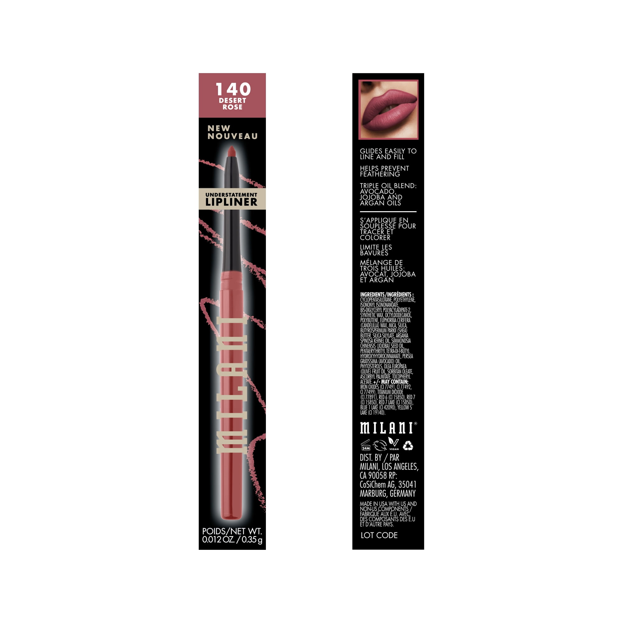 Milani Understatement Lip Liner, Desert Rose